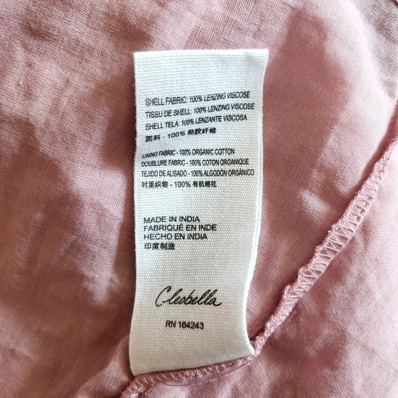 New Cleobella Elena Ankle Barbie Pink Lotus Print Maxi Dress NWT Small - Picture 12 of 13